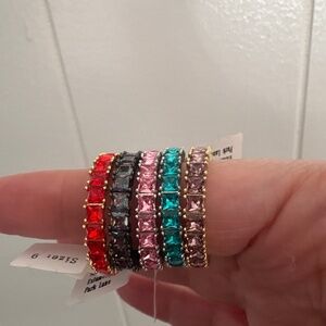 Josie Color Frost Rings